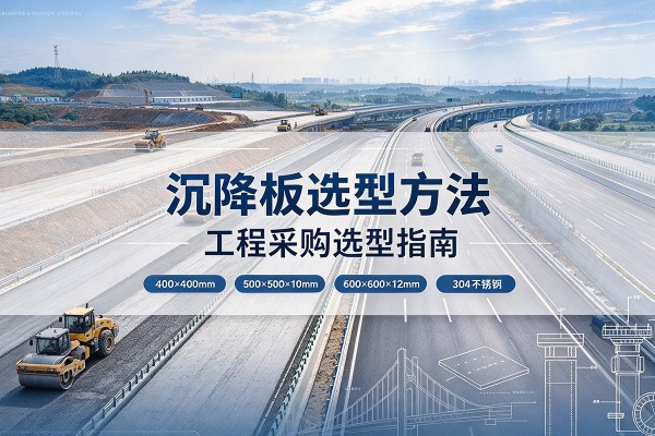 肇东沉降板选择方法