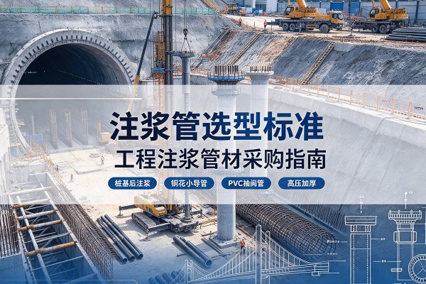 肇东注浆管选型标准