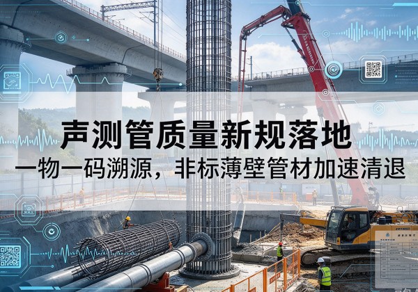 肇东声测管质量新规落地，一物一码溯源，非标薄壁管材加速清退